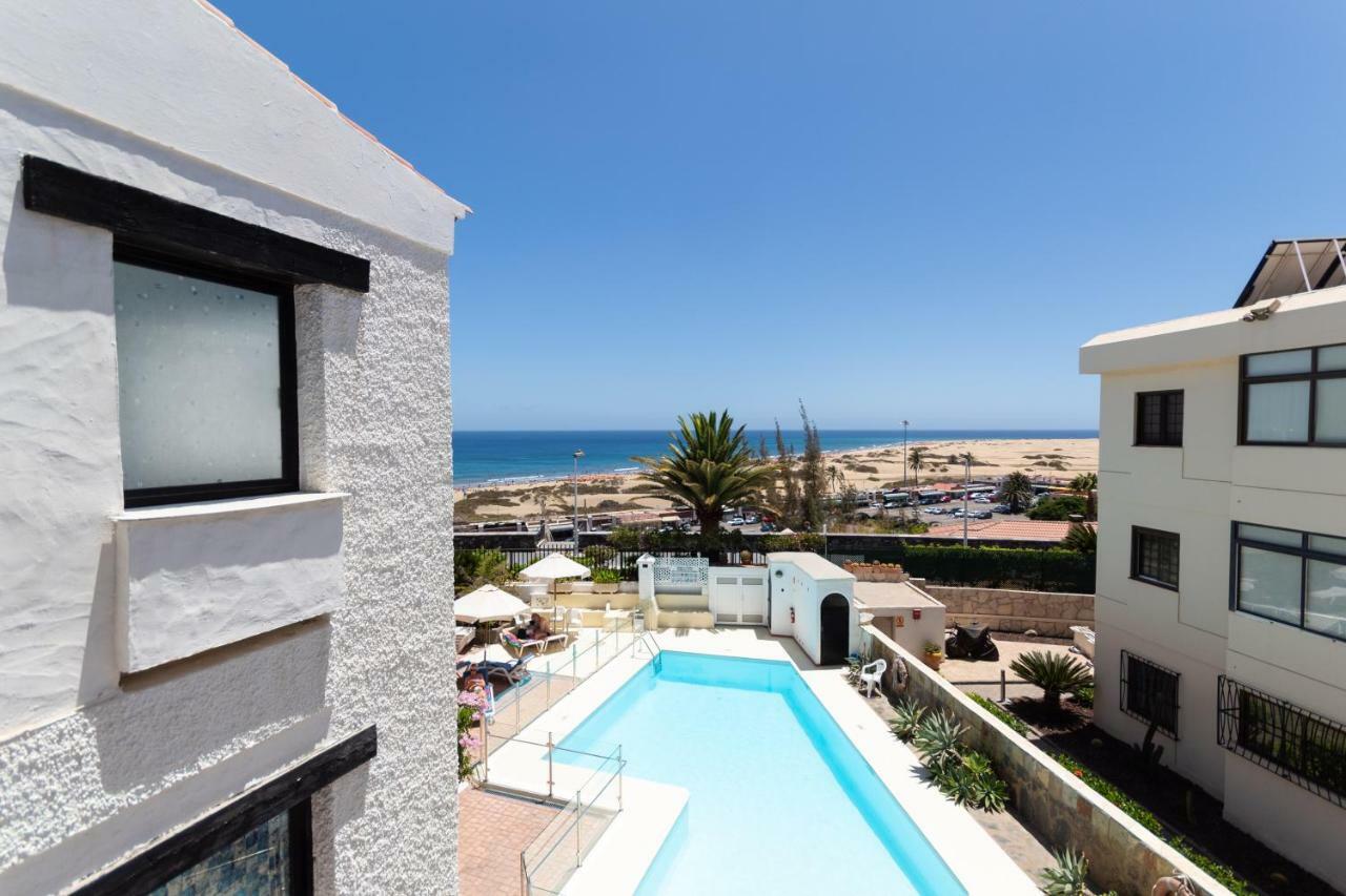 Ferienwohnung Primera Linea De Playa Del Ingles Y Las Dunas De Maspalomas Exterior foto